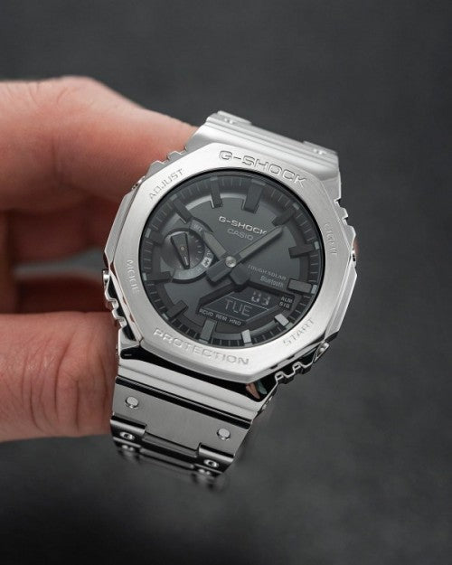 G-SHOCK GM2100 SILVER METAL
