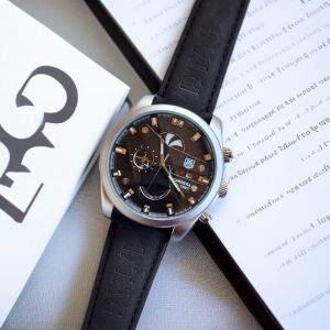 TAG HUER CR7 LEATHER BLACK SILVER