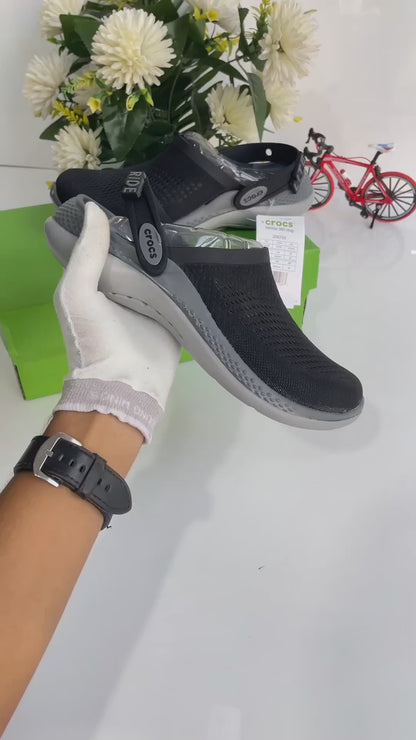 Crocs 360 literide black grey