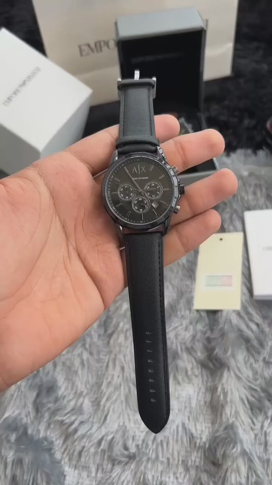 ARMANI AX2098 LEATHER ALL WORKING