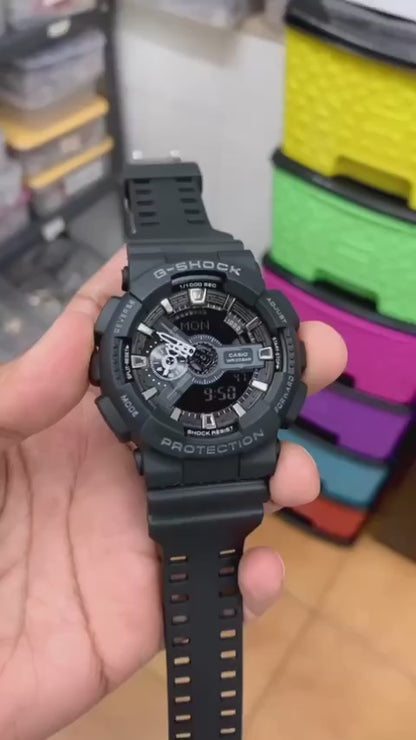 G SHOCK GA-110 ALL BLACK