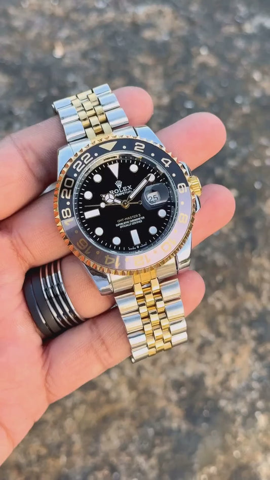 Rolex Gmt Gold silver