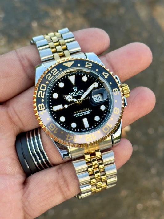 Rolex Gmt Gold silver